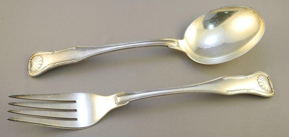 Pair of S.Kirk & Son Sterling Salad Servers. (1 of 3)