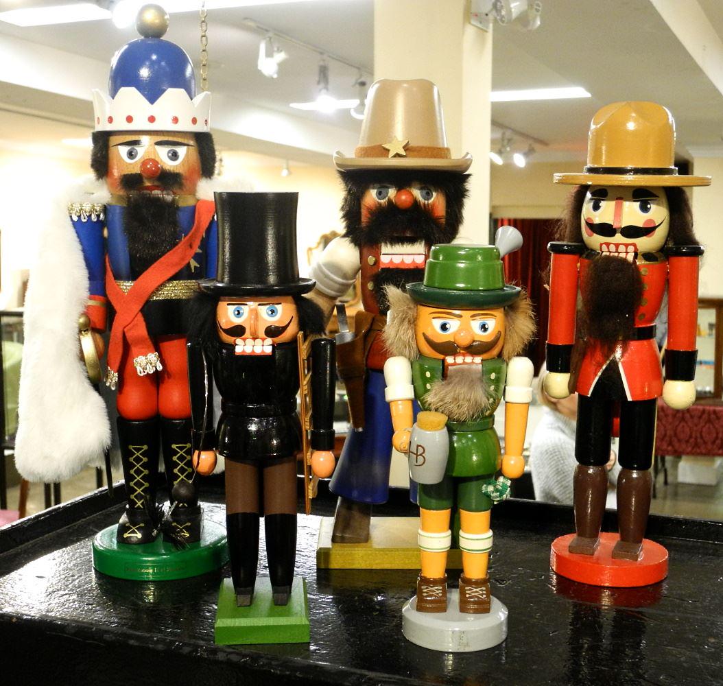 Collection of Nutcrackers, Tallest 15" High. (1 of 2)