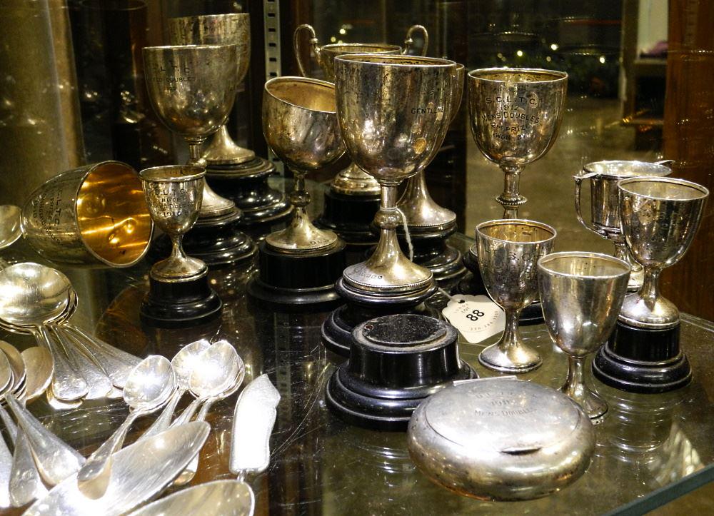 Collection of Hallmarked Silver Trophies, Condition Noted/ Some Broken. (1 of 4)