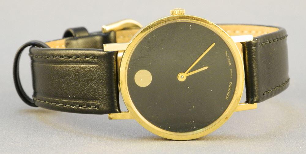 Gold Plated Movado Zenith Wristwatch Serial 200520 355. (1 of 3)