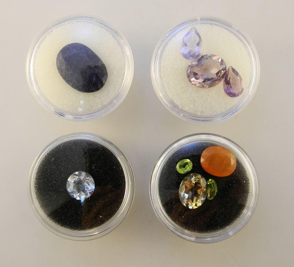 Collection of Various Gemstones: Aquamarine/ Amethyst/ Sapphire/ Citrine/ Etc. (1 of 1)