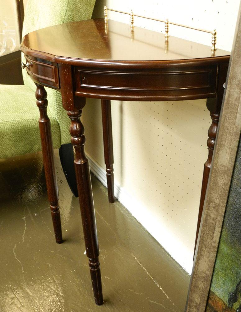 2 Bombay Company Decorative End Table, H 28 1/2". (1 of 2)