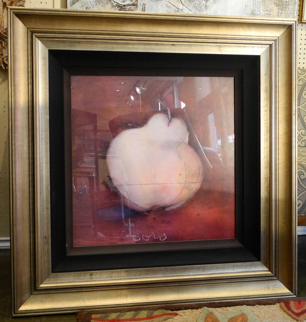 Unsigned print 3'6" x 3'6", "Pear". (1 of 1)