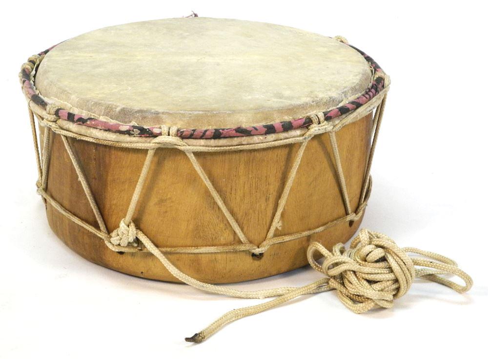 Hide Drum, 14 3/4" Diameter. (1 of 3)