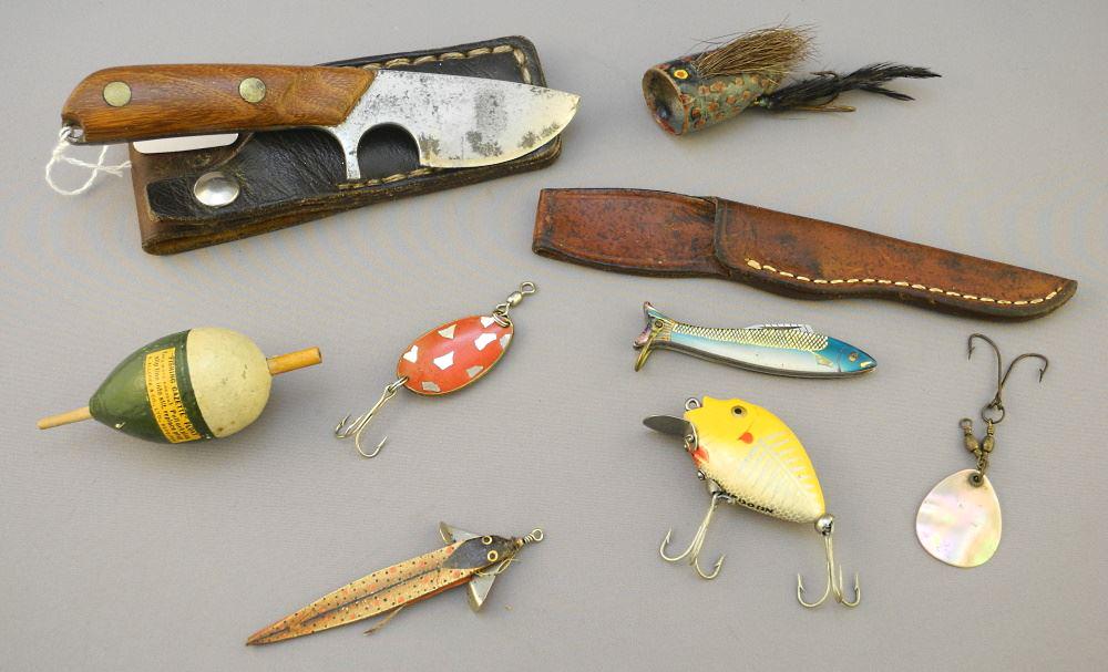 Collection of fishing Lures & Knives. (1 of 1)