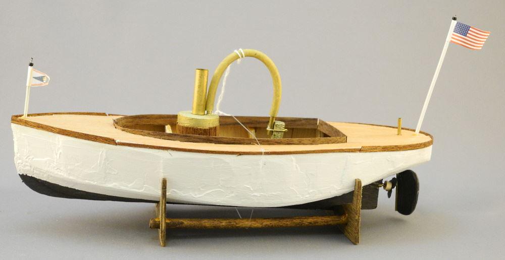 Model Ship "Steam Launch", 10 1/2". (1 of 3)