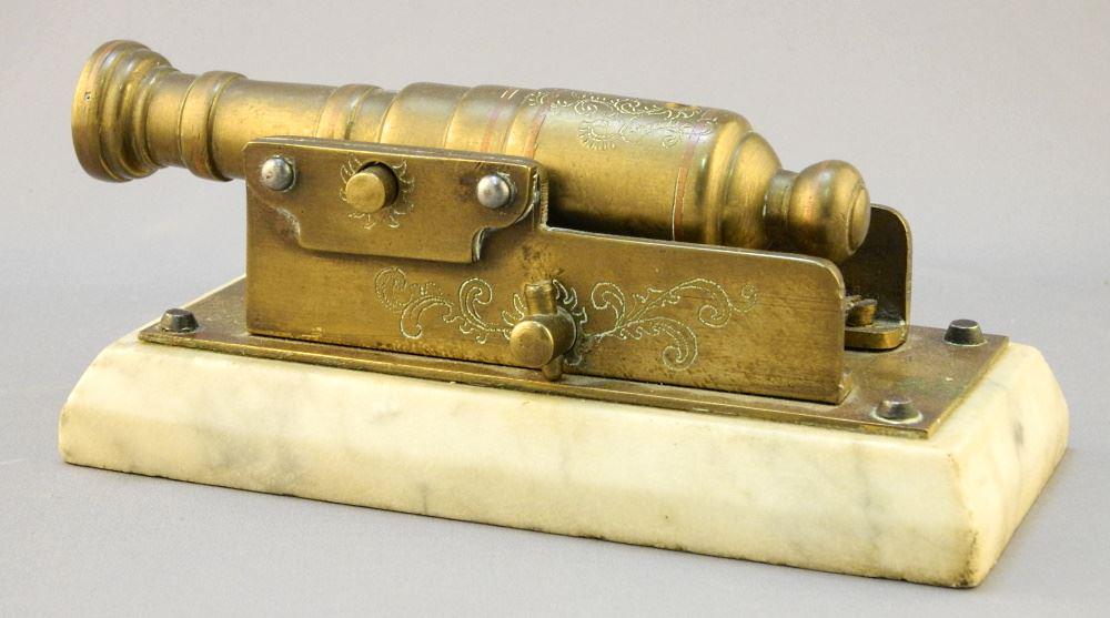 Small Brass Cannon, 7" Length. (1 of 4)