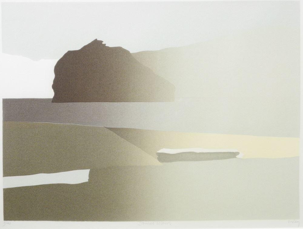 Serigraph Signed (Toni) Onley, 11 7/8" x 16", "James Island". (1 of 5)