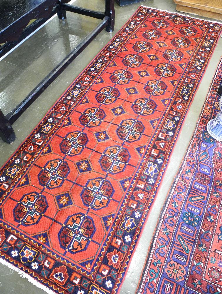 Asian Turkman Runner, Approx. 3'4" X 10'. (1 of 3)