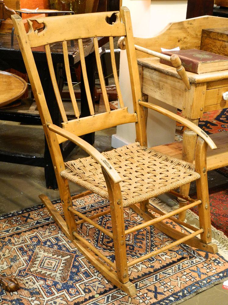 Canadian Pine Rocking Chair, 30"H. (1 of 2)
