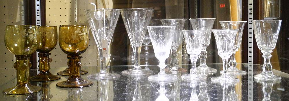 Collection of Thirteen 19th Century Goblets, 5 1/2"H.: Collection of Thirteen 19th Century Goblets, 5 1/2"H.
