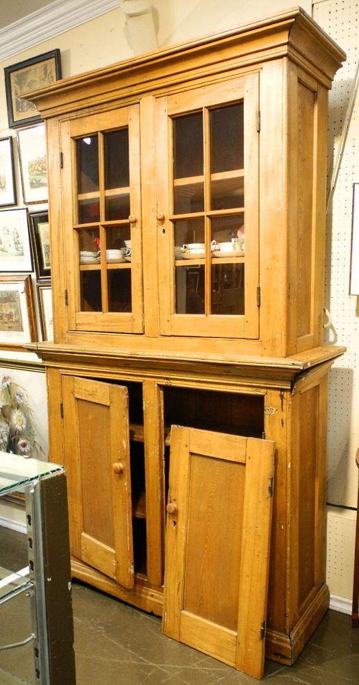 Canadian Pine Buffet, 84 1/2"H.: Canadian Pine Buffet, 84 1/2"H.