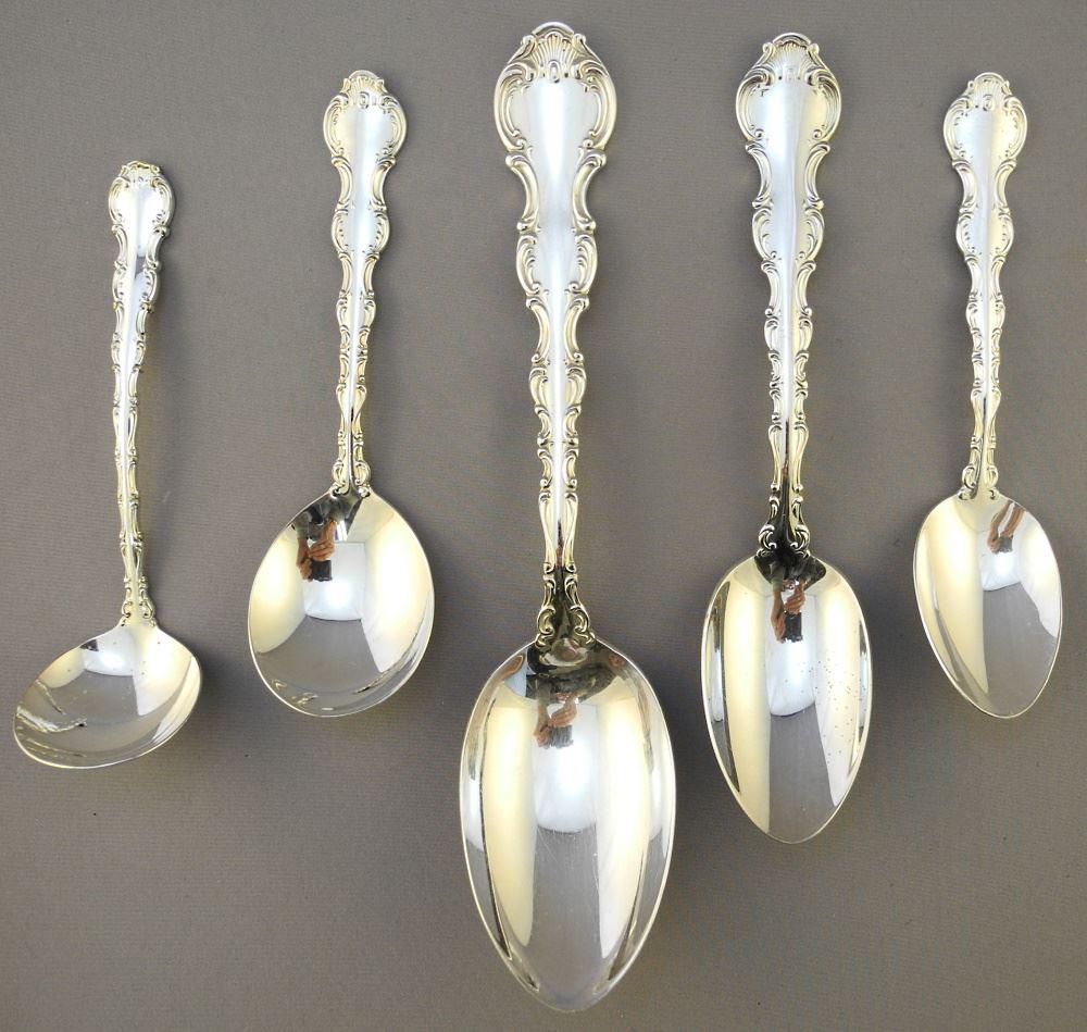 12 Place Settings of Birks Regency Plate Flatware, Various Serving Pieces, 8 Coffee Spoons (1 of 6)