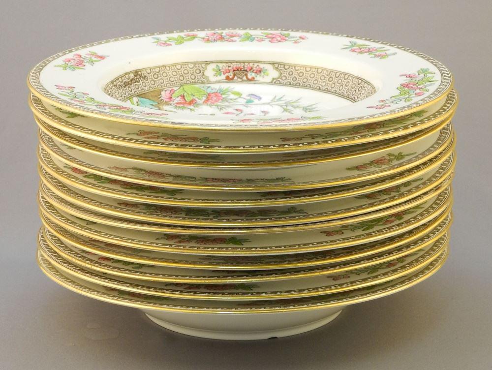 12 Spode Copeland Soup Plates, 9 1/8" Diameter. (1 of 4)