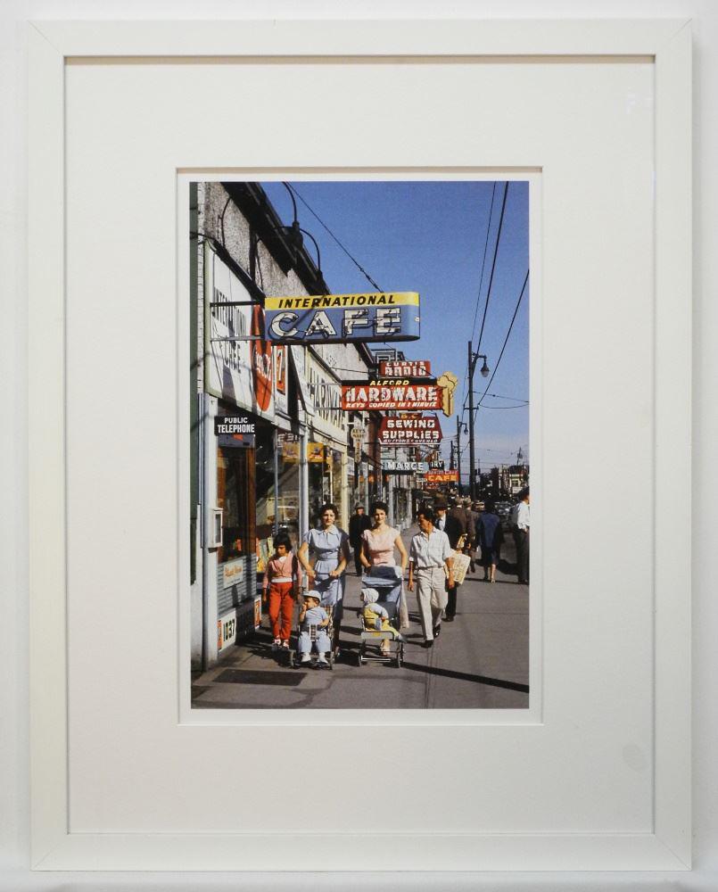 Inkjet Print #9/20 Signed Fred Herzog 2006, 19" X 12 3/4", "Robson St. 1957". (1 of 8)