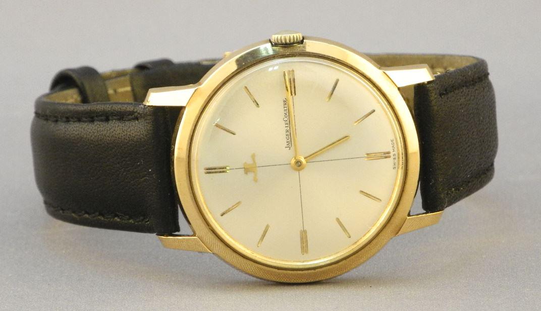Vintage Jaeger-Le Coultre 9 Kt. Ref 902 Wristwatch, Reverse Inscribed. (1 of 2)