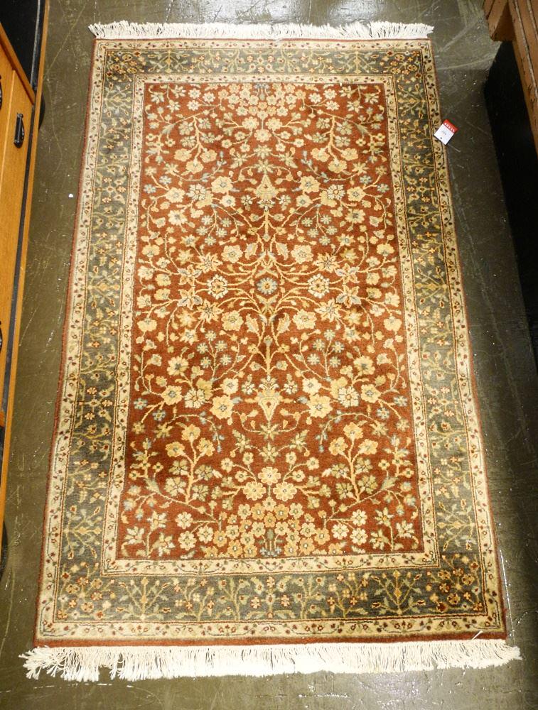 Obeetee Classic Indian Wool Carpet, approx. 3' x 5'. (1 of 3)