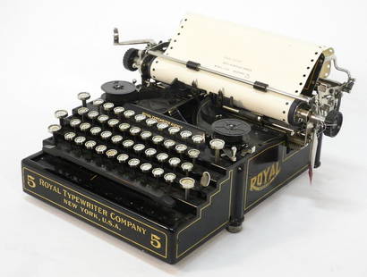 Antique Royal Standard Typewriter c. 1921