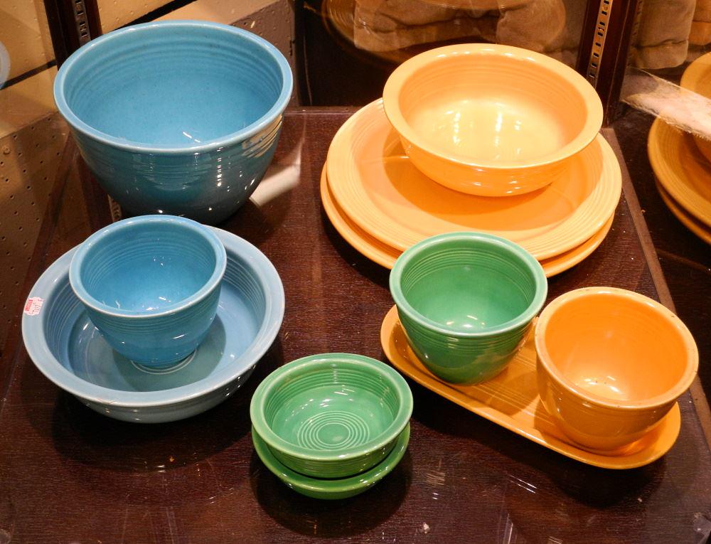 Collection of Fiesta Ware Bowls & Plates (11 pieces). (1 of 1)