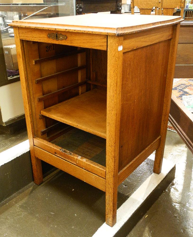 Roll Front Cabinet, 30" in height.: Roll Front Cabinet, 30" in height.