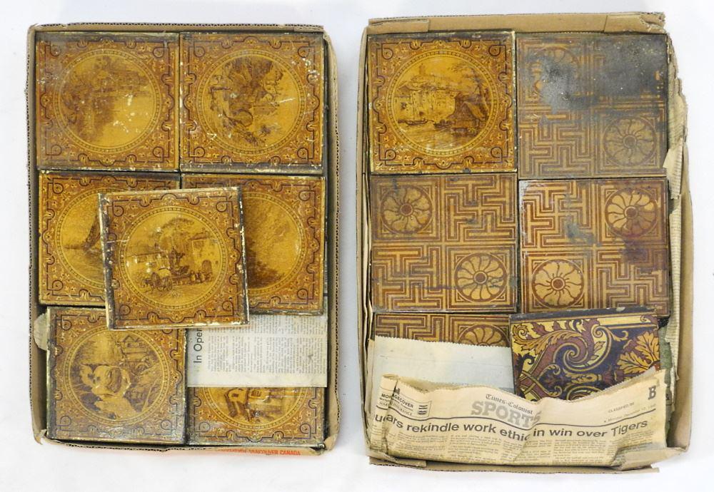 Collection of Mintons Tiles: Collection of Mintons Tiles