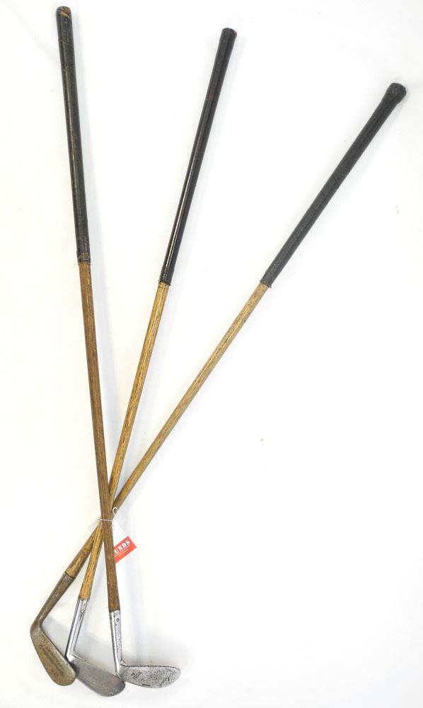 3 Wood Shaft Golf Clubs: Mohawk/ Forgan/ Wright & Ditson. (1 of 3)