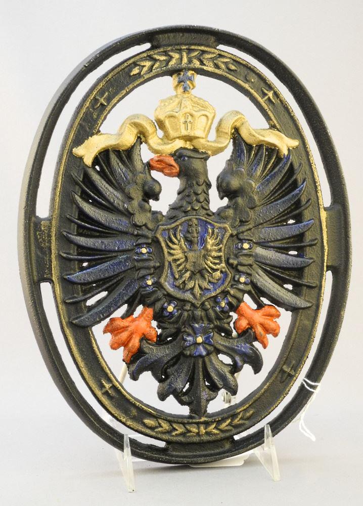 WWI Imperial German Kaiser Adler Eagle Plaque 1, 11" High. (1 of 1)