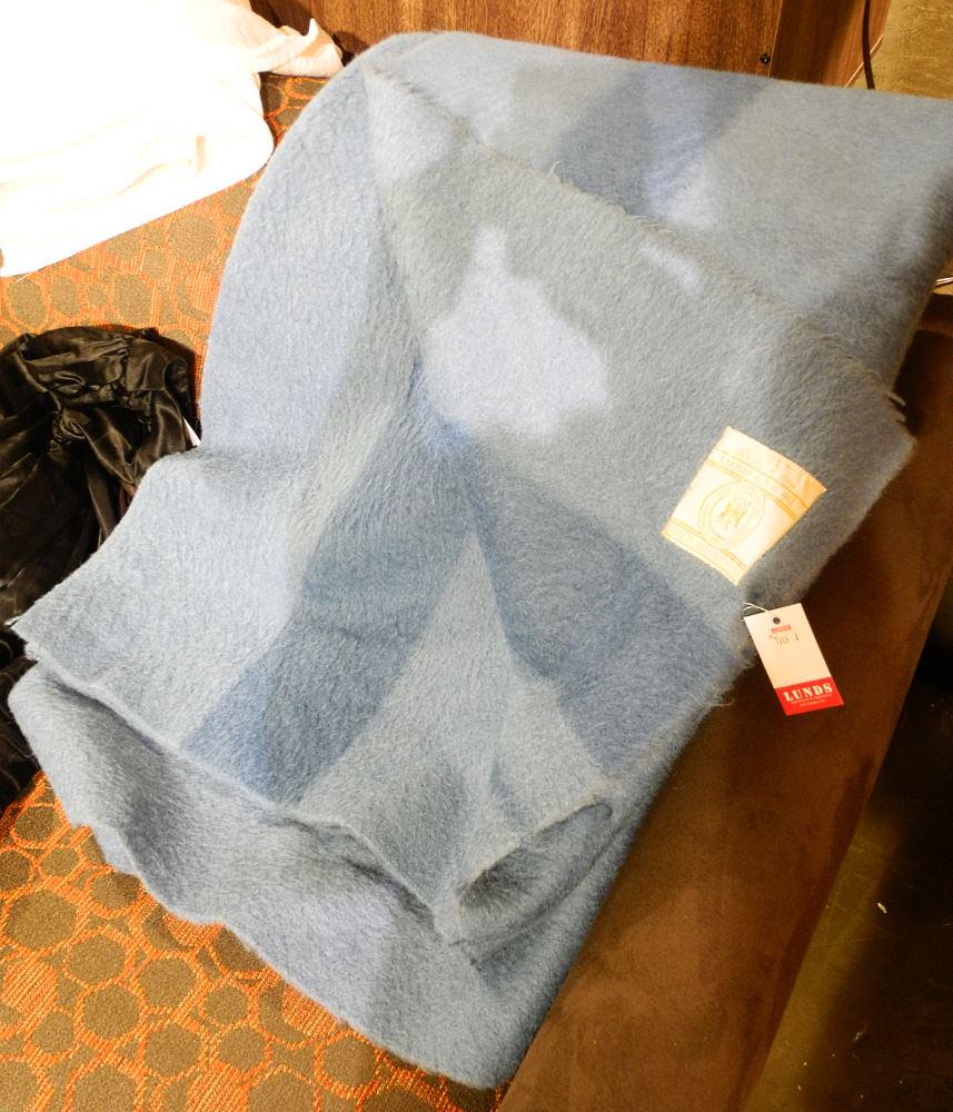 Blue Hudsons Bay Co. 3 1/2 Point Blanket. (1 of 1)