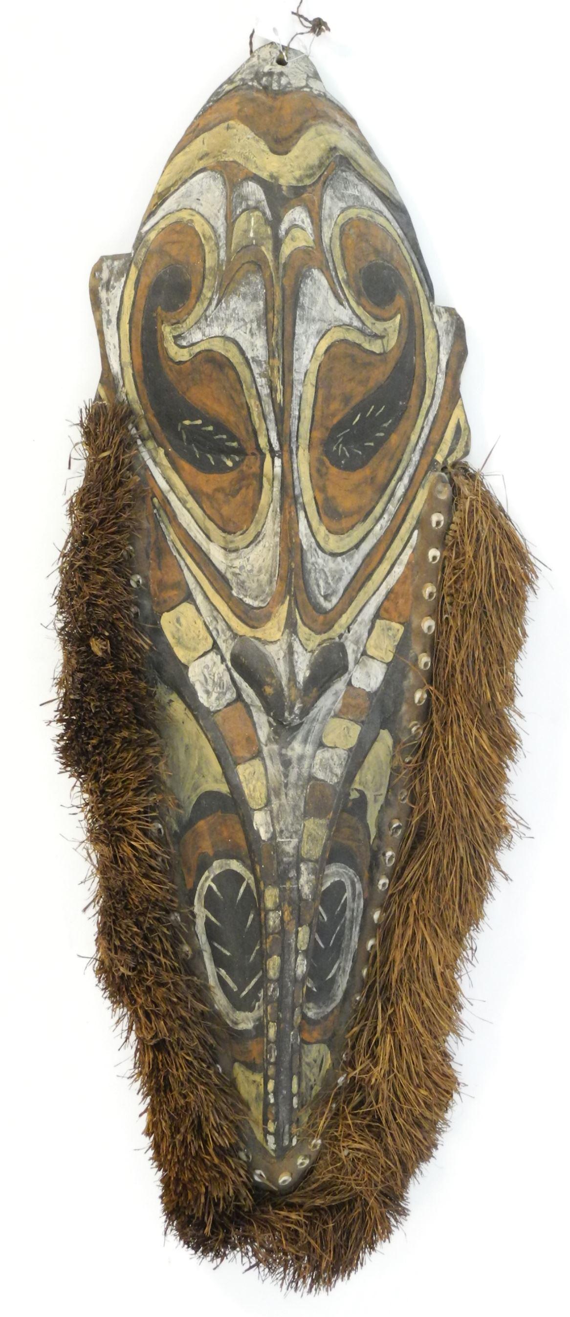 Papua New Guinea Shield, 27 1/2"h. (1 of 2)