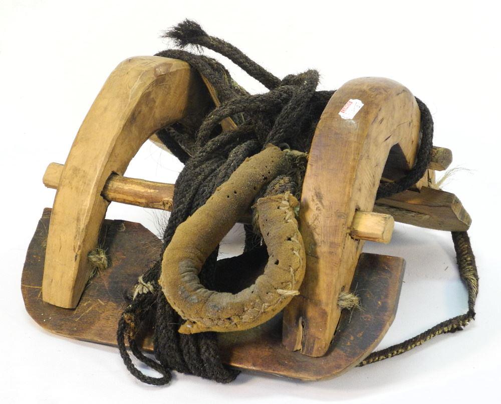 Nepalese Yak Saddle Tree, 13" Length. (1 of 1)