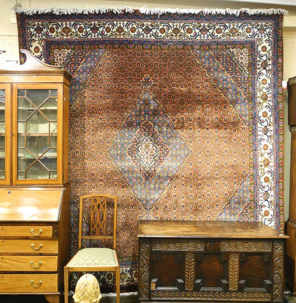 Asian rug, Approximately 8" x 8'10".: Asian rug, Approximately 8" x 8'10".
