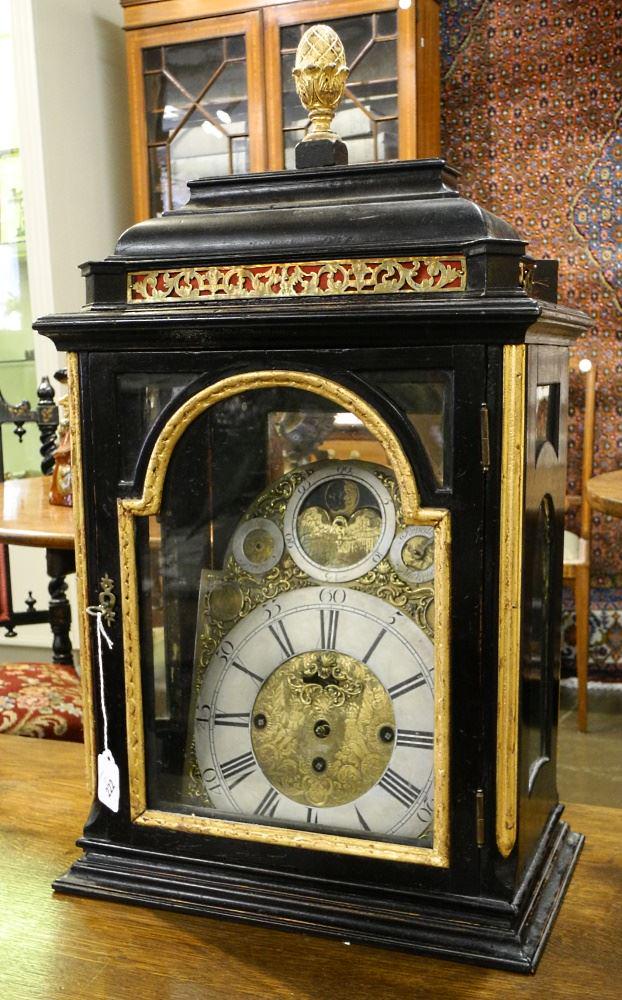 18th Century Dutch Mantle Clock, 24 1/2" H (1 of 6)