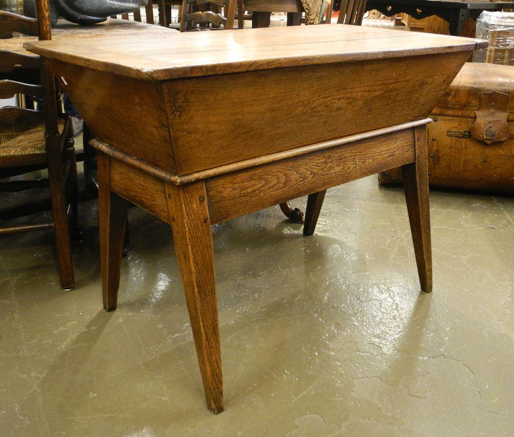 French Oak Dough Box, 44 1/2". (1 of 5)