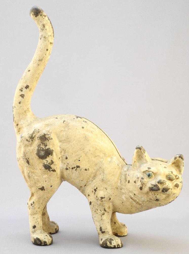 Cast Iron Cat Doorstop, 10 3/8"h. (1 of 2)