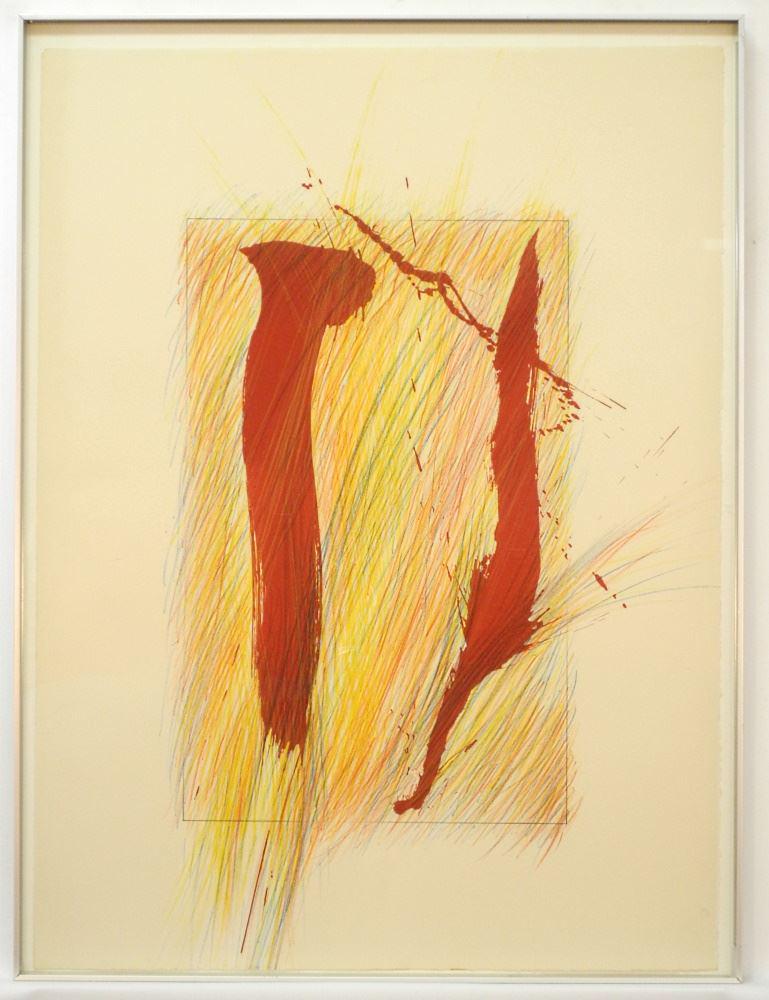 Lithograph Signed Judith Schwarz in Verso, "Painting the Print", 28"X 20 3/4". (1 of 4)