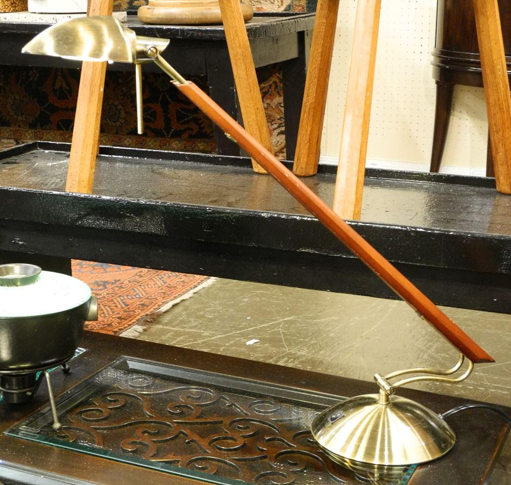 Contemporary Angle Poise Desk Lamp, Approx. 24". (1 of 3)