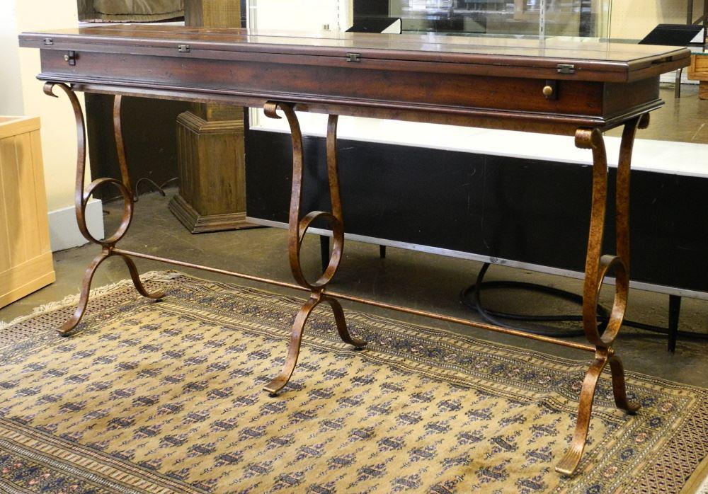 Stanley Furniture Villette Flip Top Console, 62" length.: Stanley Furniture Villette Flip Top Console, 62" length.