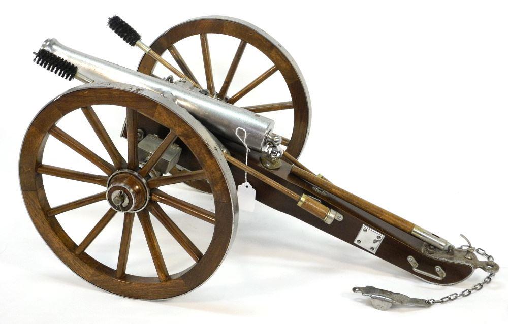 Model of a British Field Cannon, 28" Long. (1 of 4)