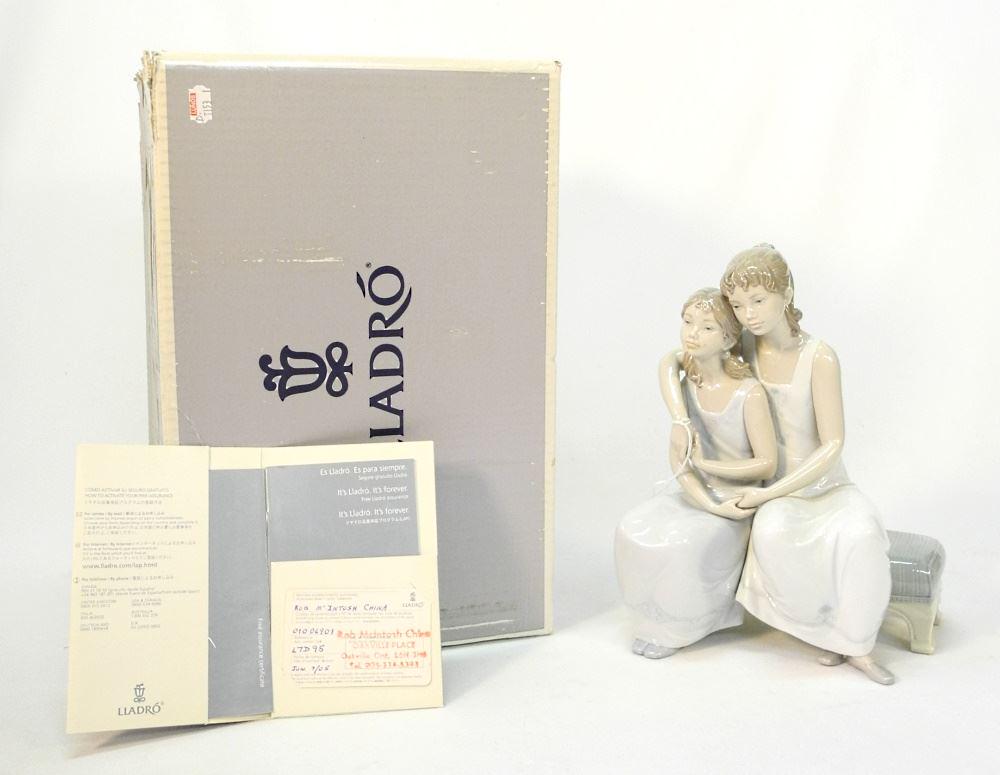 Lladro figurine, "My Sister, My Friend". (1 of 4)
