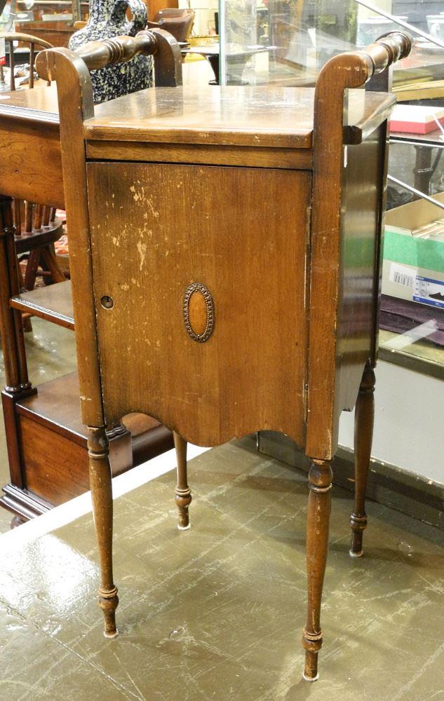 Canadian Walnut Smokers Cabinet, As Found 30 1/4" High (1 of 2)