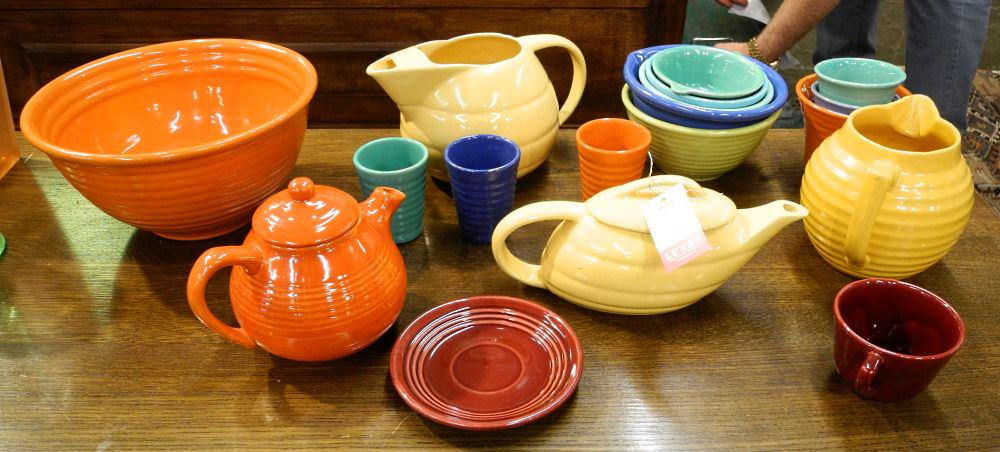 Collection of Various Bauer Pottery Wares. (1 of 1)