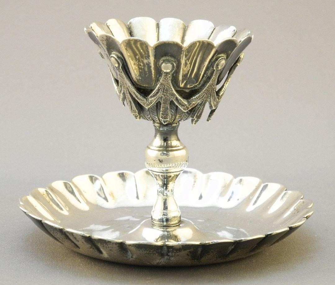 Sanborns Mexico Sterling (Marked) Braserillo, 150 G., 2 7/8 X 3 7/8 D. (1 of 5)