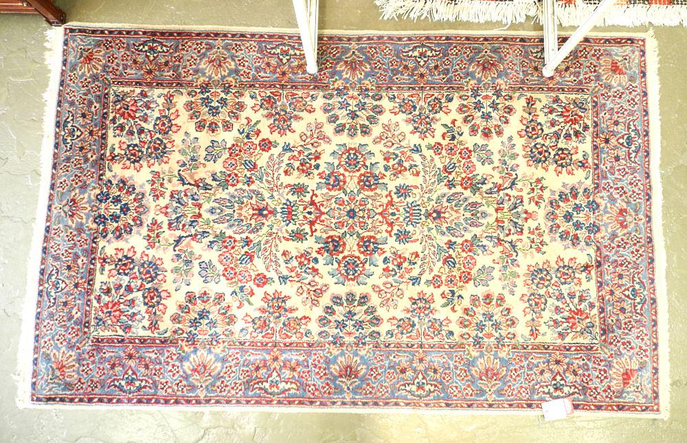 Wool & Cotton British India Carpet, Approx. 60" X 37". (1 of 3)