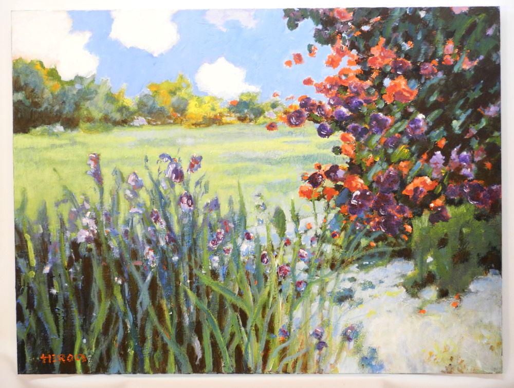 Oil on Canvas Signed (Hans) Herold, 30" x 40", "Autumn".: Oil on Canvas Signed (Hans) Herold, 30" x 40", "Autumn".