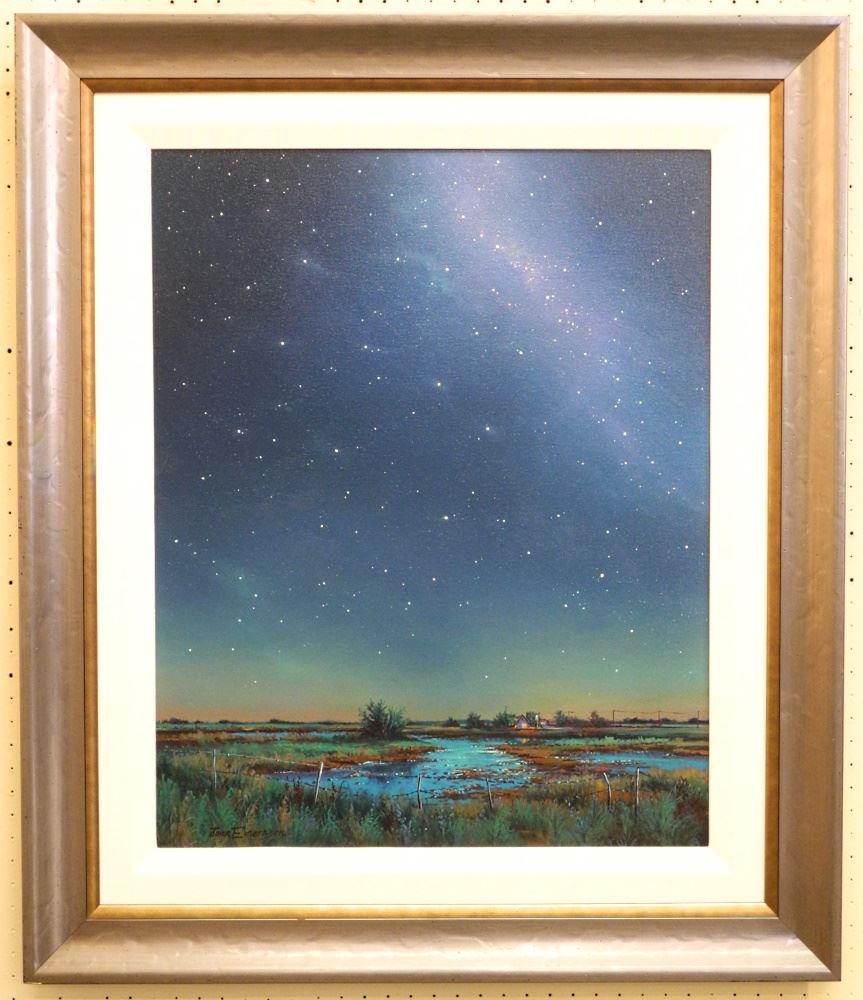 Acrylic on Canvas Signed John Einerssen, 29" x 33", "Twilight". (1 of 7)