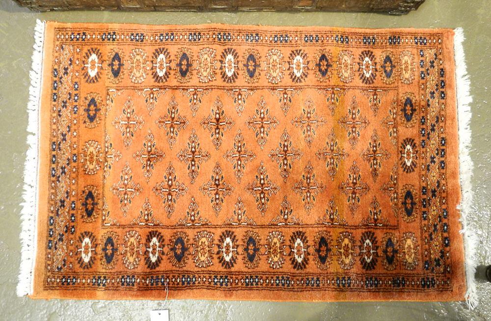 Bokhara Wool Mat, Approximately 3' X 2'1" (1 of 1)