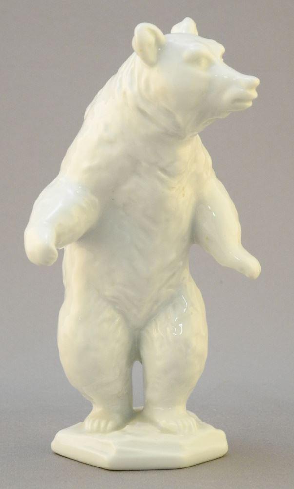 Rosenthal Porcelain Bear Figure Signed by Heidenreich, 5 3/8"H, (1 of 4)