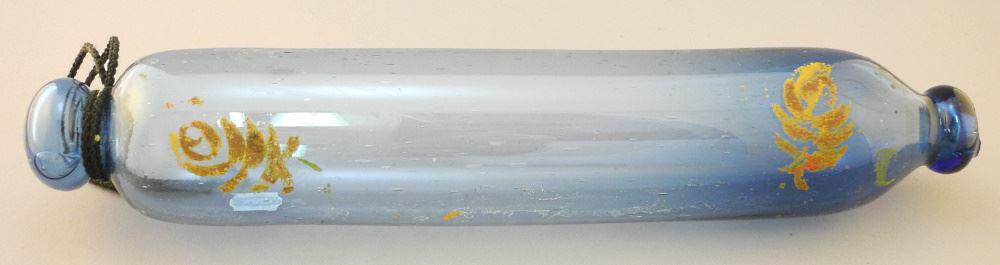Bristol Blue Glass Rolling Pin 15" L. (1 of 3)