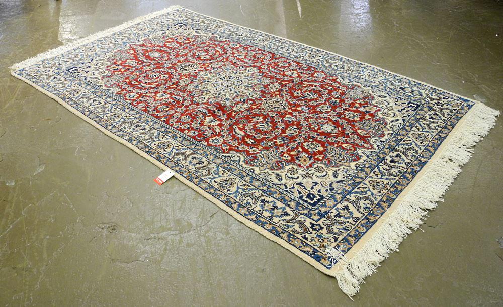 Hand Knotted Persian Carpet, Approx. 7' x 4'. (1 of 6)