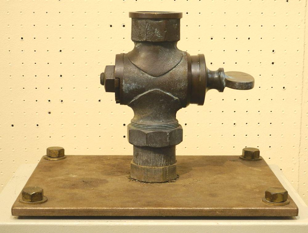 Bronze Assembly on Bronze Plinth Signed Darcy (Gould) 2011, 11 x 15 1/8 x 11 1/4". (1 of 5)